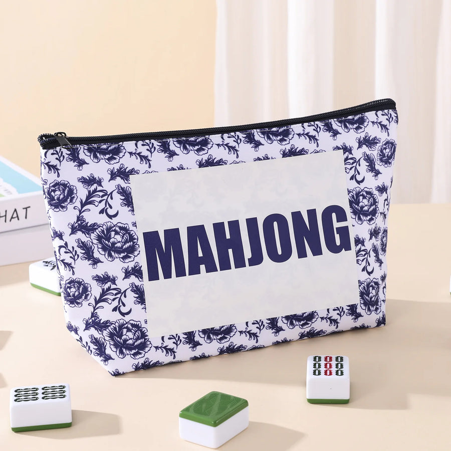 Mahjong Bag, Waterproof Clutch Purse Style, Portable Travel Bag, view 3
