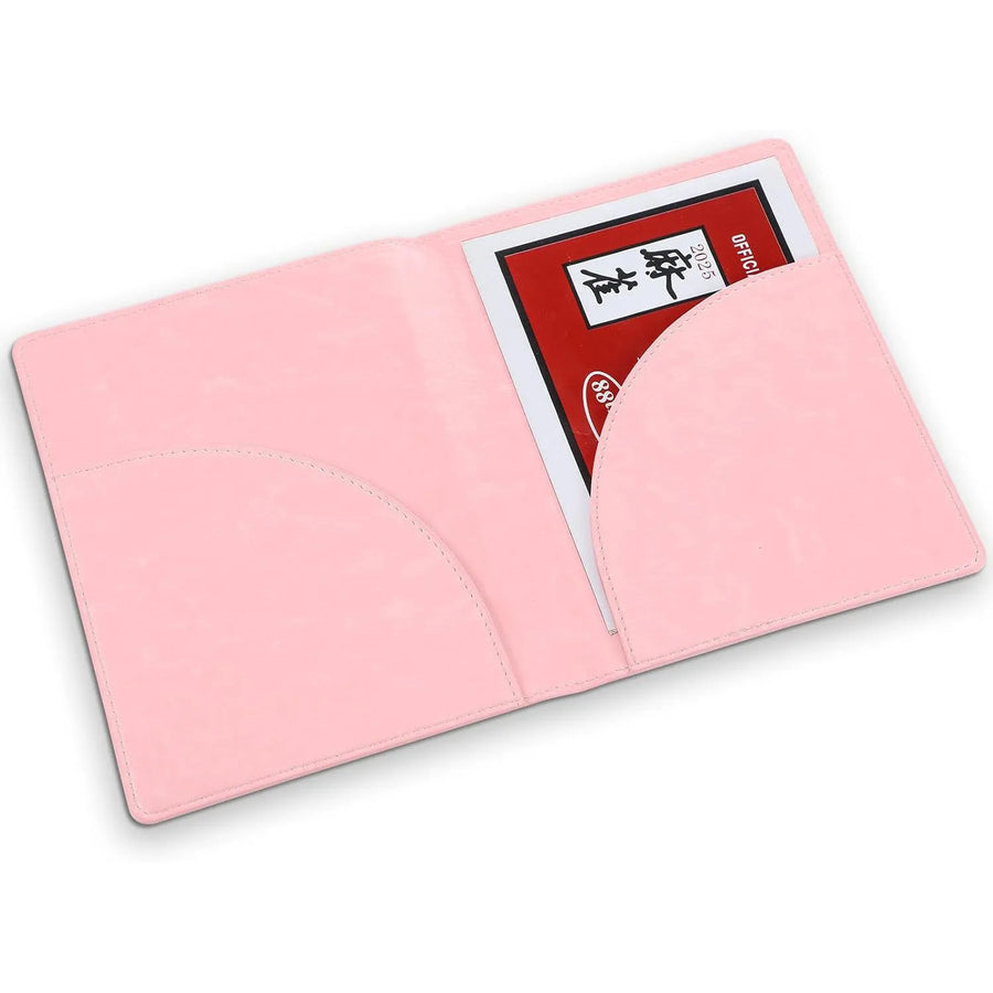Mahjong Score Card Holder, PU Leather Foldable Waterproof Card Sleeve and Protector, view 7