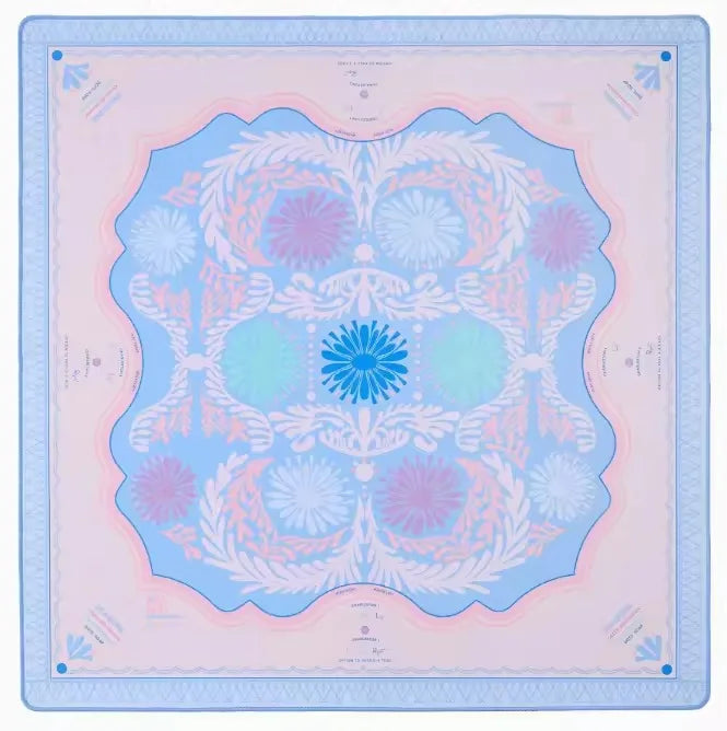 Mahjong Mat, 31.5 Inch Rubber, Non-Slip, Noise Reducing, Foldable Table Pad, Modern Style, view 8