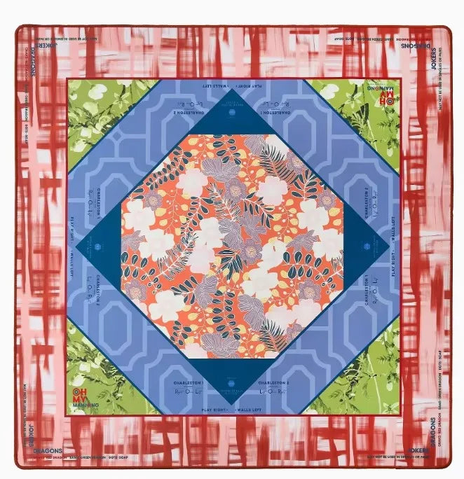 Mahjong Mat, 31.5 Inch Rubber, Non-Slip, Noise Reducing, Foldable Table Pad, Modern Style, view 3