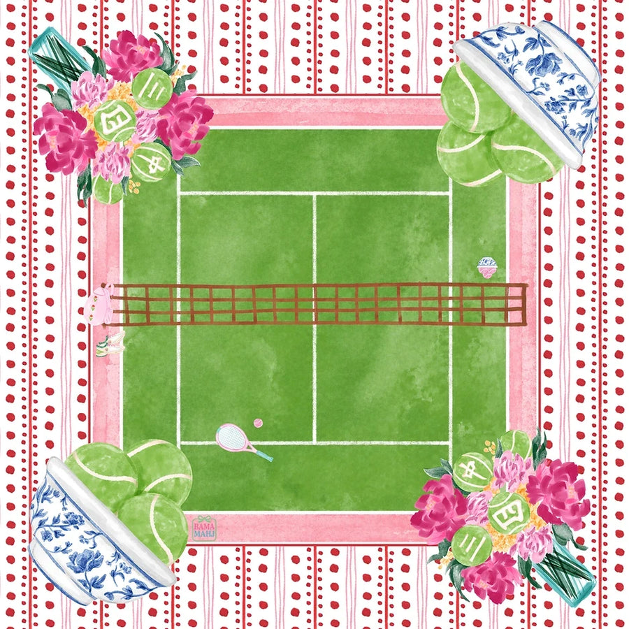 American Mahjong Mat, Waterproof Neoprene, Printed Square Table Cover, view 4