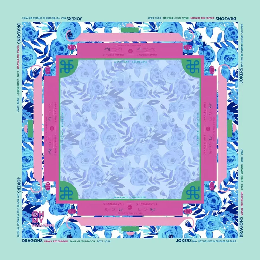 American Mahjong Table Mat, 32.7 x 32.7 Inch (83 cm), Microfiber and Neoprene, view 3