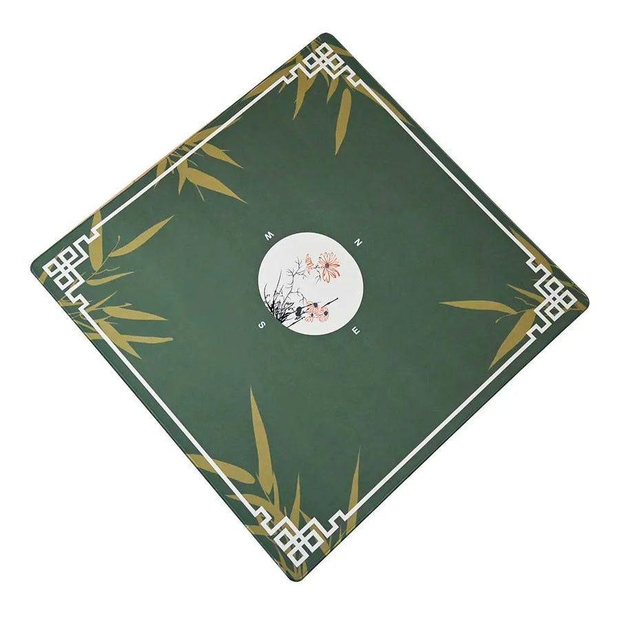 Mahjong Table Mat, 31.5 x 31.5 Inch (80 cm) Rubber and Tech Fabric, 2 mm Thick, Non-Slip, Waterproof, view 6