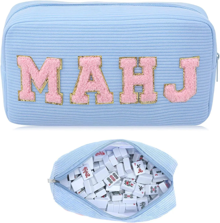 Mahjong Tile Storage Bag, Large Capacity Handheld Bag, Multiple Colors, view 7