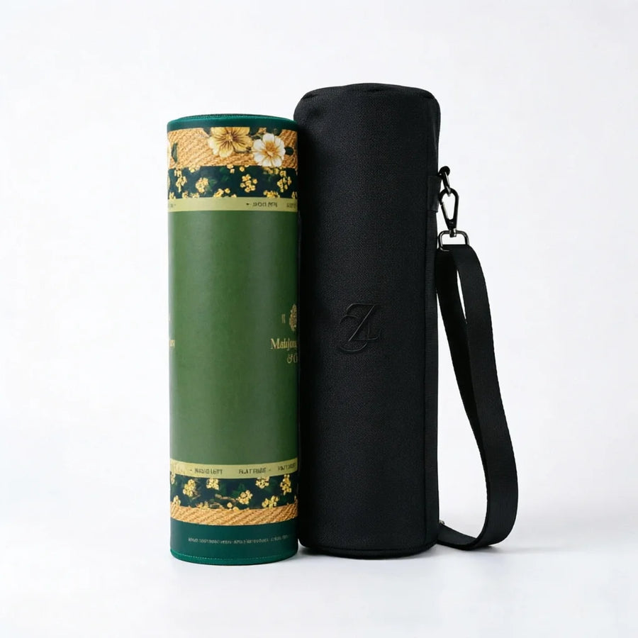 Mahjong Mat with Compact Storage Bag, Roll-Up Rubber Surface, Waterproof, Portable, view 2