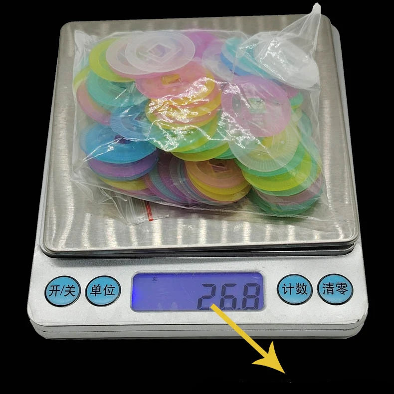 American Mahjong Scoring Coins, 100 Pieces, Copper Coin Style Score Tokens, view 2