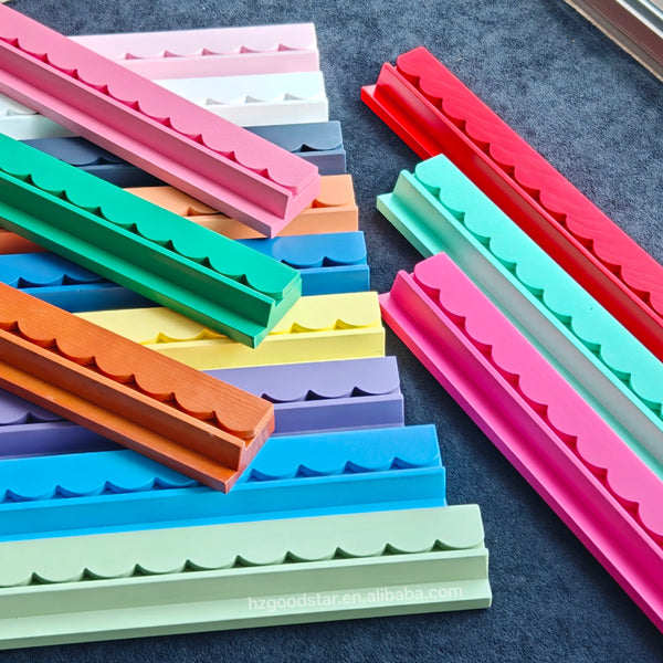 American Mahjong Racks with Pushers, 20 Inch Modern Solid Wood Tile Holder Set