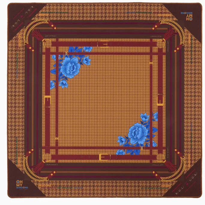 American Mahjong Table Mat, Modern Rubber and Microfiber, Waterproof, Non-Slip, view 8