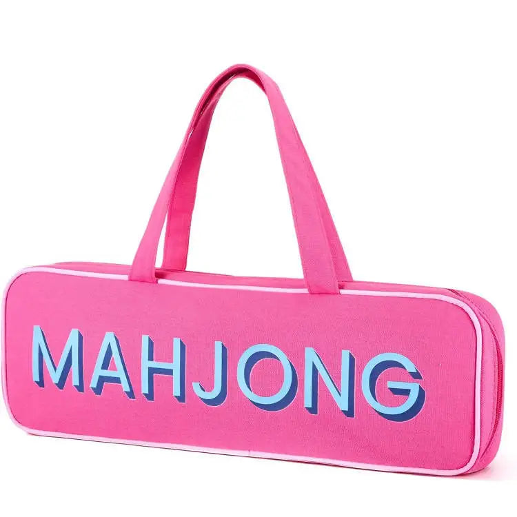 Mahjong Storage Bag, Large Capacity Waterproof Travel Bag with Compartments, Doubles as Makeup Bag, view 2