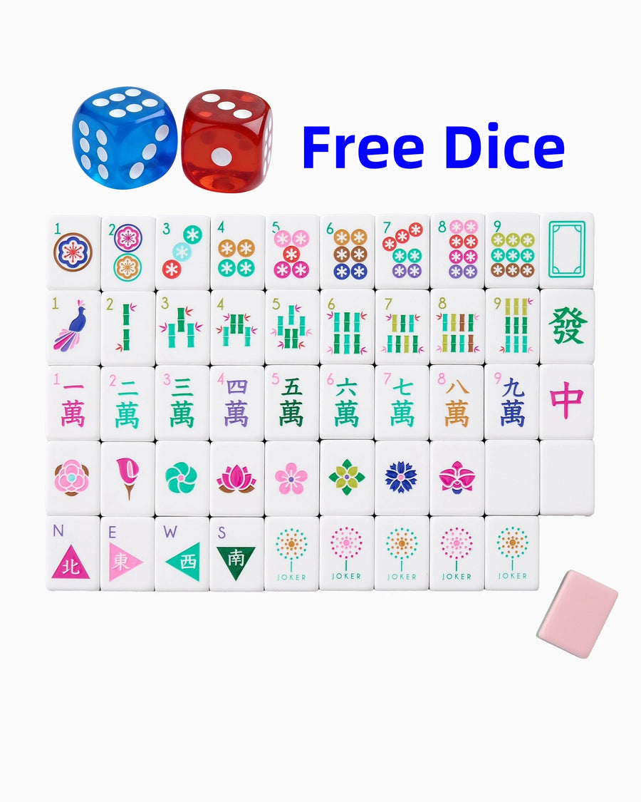 American Mahjong Tiles, 160 Piece Travel Set, 4 Layer Engraved, Portable, view 9