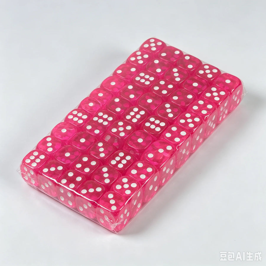 Mahjong Dice, 16mm, 100 Pieces per Set, Multiple Colors for Board Games, view 12