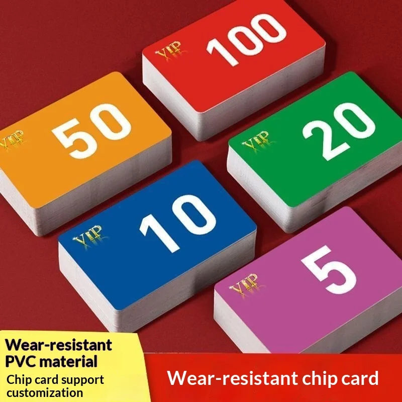Mahjong Chips, Durable Water Resistant Plastic Scoring Tokens, view 2