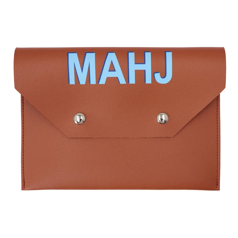 Mahjong Card Holder Clutch, Protective Cover Case Pouch for Mahjong Cards, view 11
