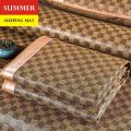 2022 Summer bamboo rattan mat adult children's cool sleeping mat kit 90/150/180cm portable foldable double bed protection pad
