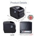 XP-365B 80mm POS Thermal Receipt Label Printer for Supermarket Barcode QR Code Sticker Date Price USB Bluetooth Android Windows