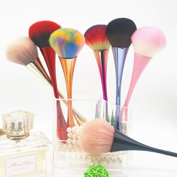 Rose Gold Powder Blush Brush Professional Make Up Brush Large Cosmetic Face Cont Cosmetic Face Cont Brocha Colorete Make Up Tool