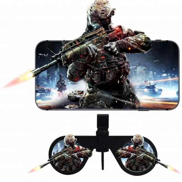 Mini Pocket Fold Virtual Reality Glasses 3D VR Glasses For Android IOS Smartphones 4.0-6.5 Inch Magnifier VR Glass
