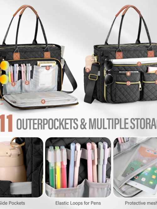 Gocvo Work Tote with Padded Laptop Compartment