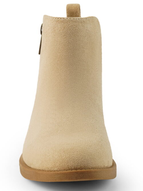 Harvest Land Faux Suede Chelsea Boots with Side Zip