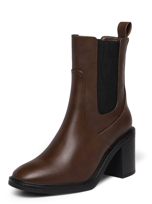 Dream Pairs Pointed Toe Chelsea Booties