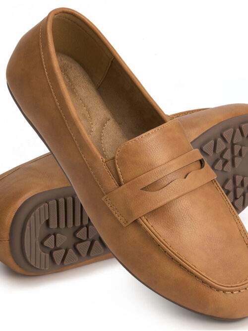 Ecetana Leather Penny Loafers