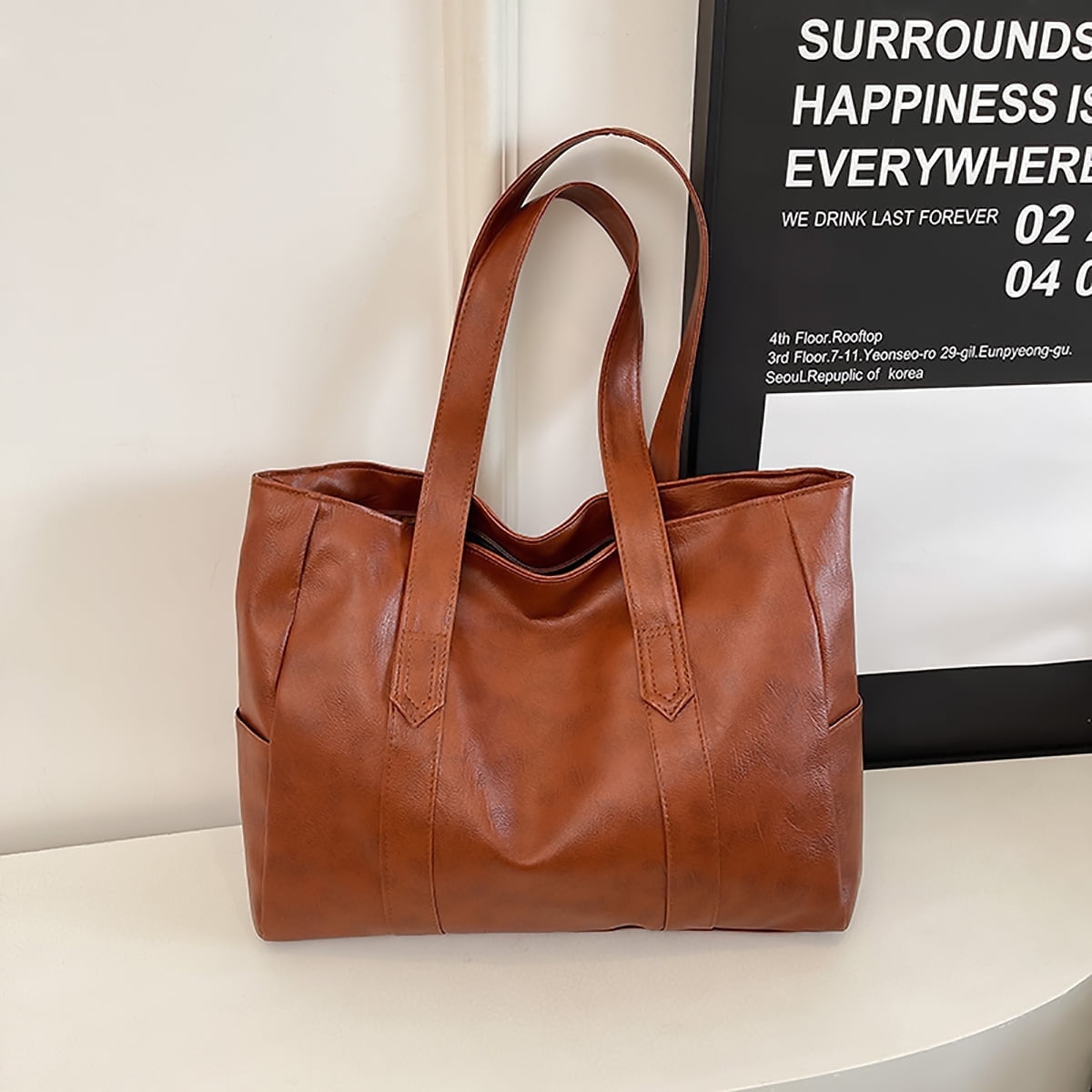 Entchin Lightweight Hobo Shoulder Bag