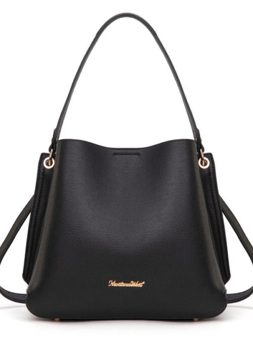 Montana West Convertible Bucket Shoulder Bag