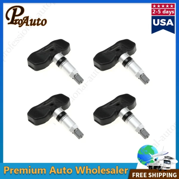 4PCS TPMS Tire Pressure Sensor 25774006 For Buick Chevy Trailblazer GMC Envoy