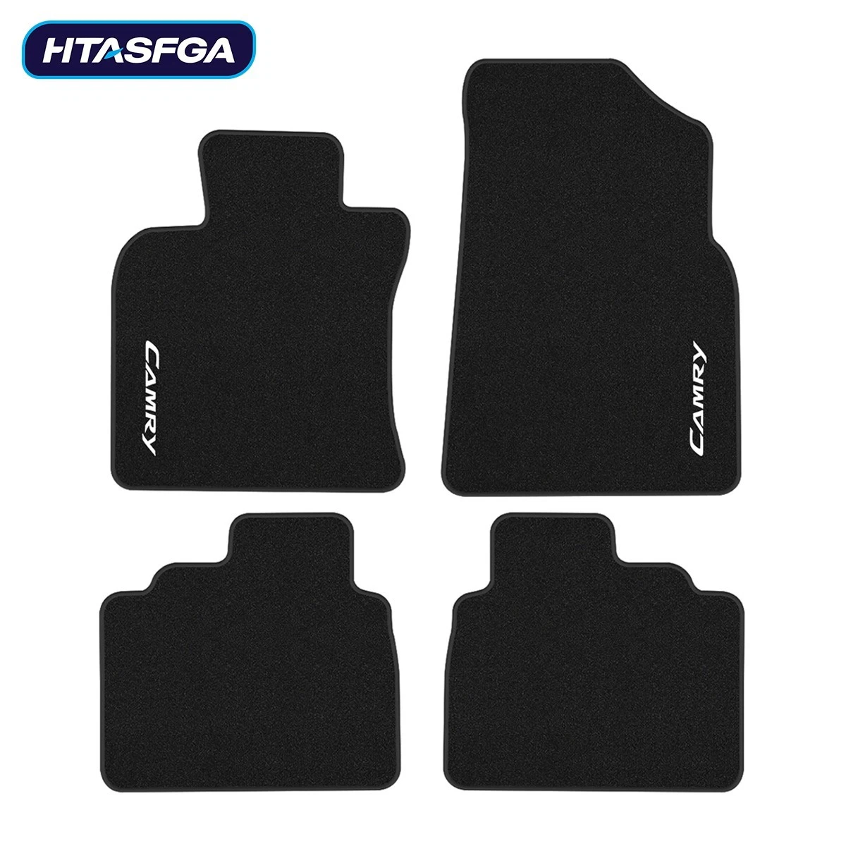 For Toyota Camry 2017-2023 Quality Black Carpet Velour Car Floor Mats Liners