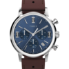 Marlin® Chronograph Tachymeter 40mm Leather Strap Watch