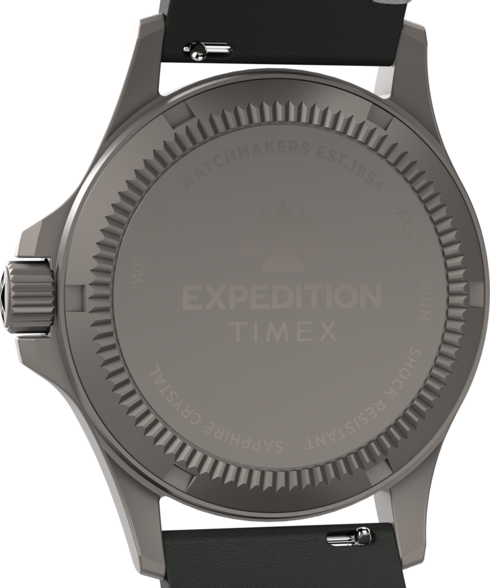 Expedition Titanium 38mm Leather Strap Watch - Image 7