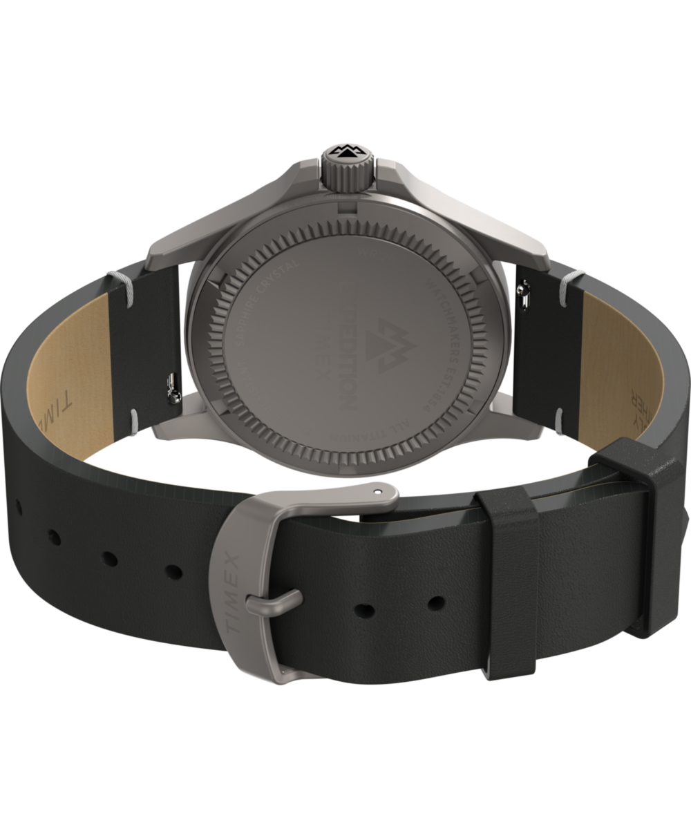 Expedition Titanium 38mm Leather Strap Watch - Image 8