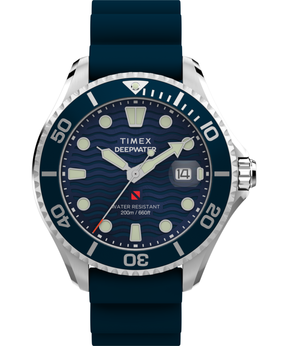 Deepwater Meridian 200 44mm Synthetic Rubber Strap Watch