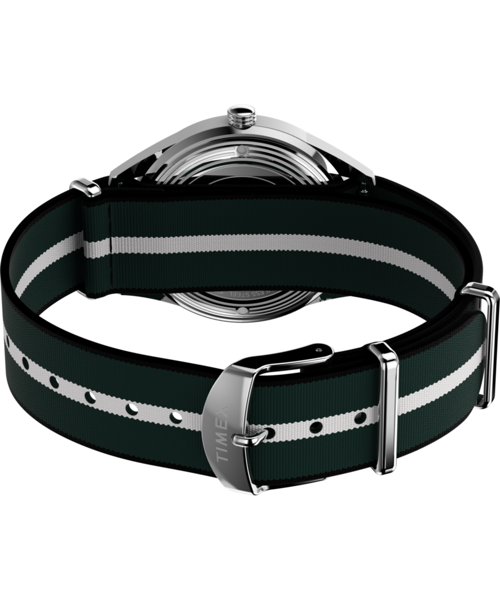 Marlin® Jet Quartz 38mm Fabric Strap Watch - Image 5