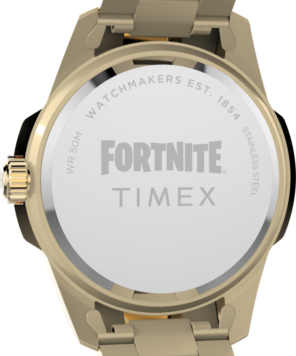 Timex x Fortnite Essex 45mm Stainless Steel Bracelet Watch - Image 4