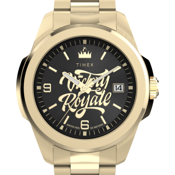 Timex x Fortnite Essex 45mm Stainless Steel Bracelet Watch