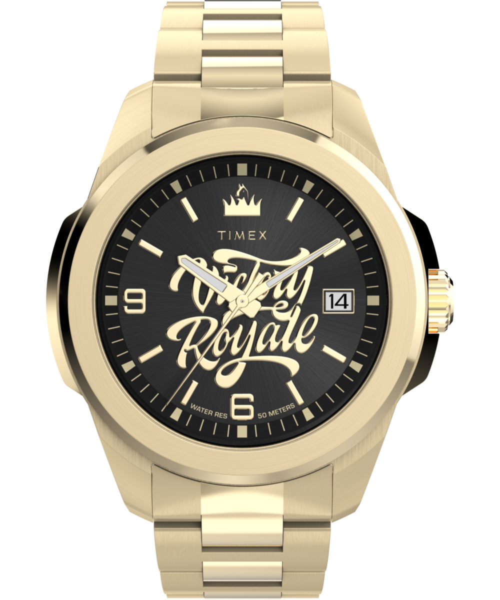 Timex x Fortnite Essex 45mm Stainless Steel Bracelet Watch
