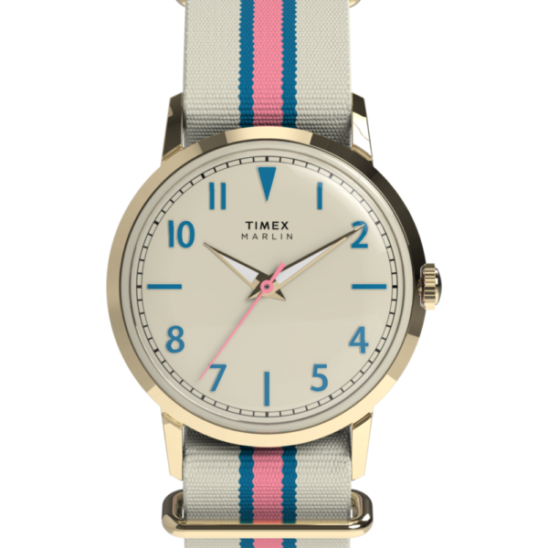 Marlin® 34mm Fabric Strap Watch