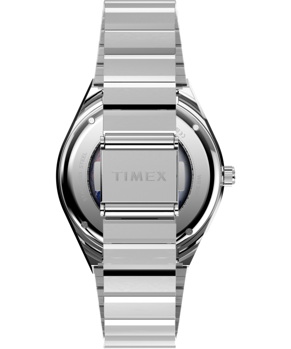 Q Timex NASA 40mm Stainless Steel Bracelet Watch - Image 4