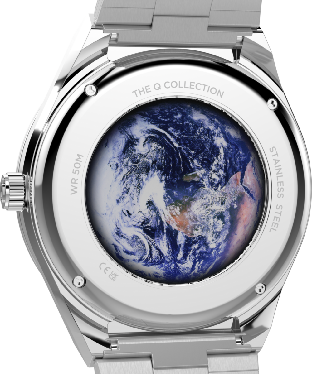 Q Timex NASA 40mm Stainless Steel Bracelet Watch - Image 5