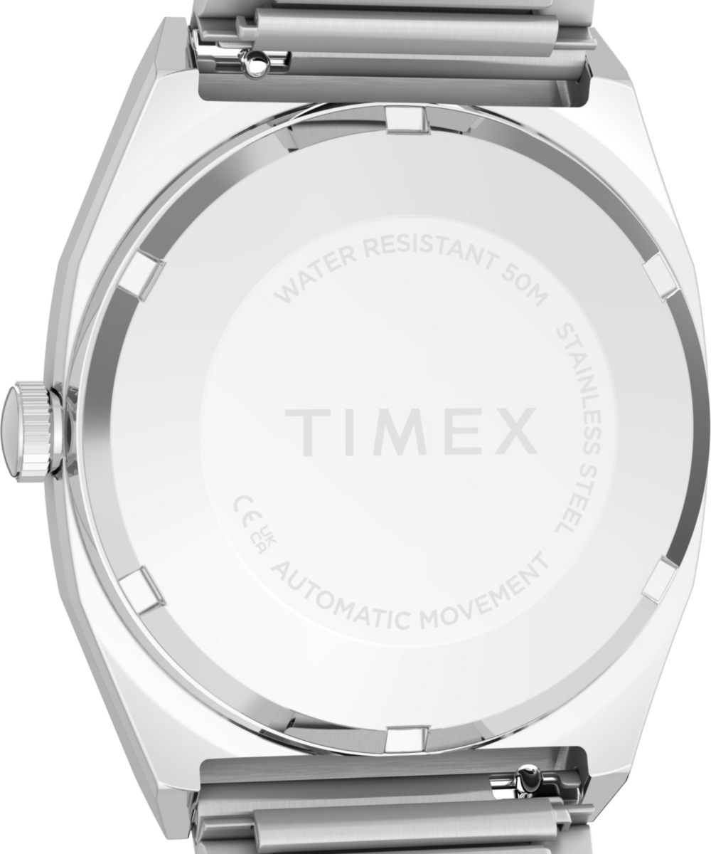Timex® Automatic 1983 E Line 34mm Stainless Steel Expansion Band Watch - Image 5
