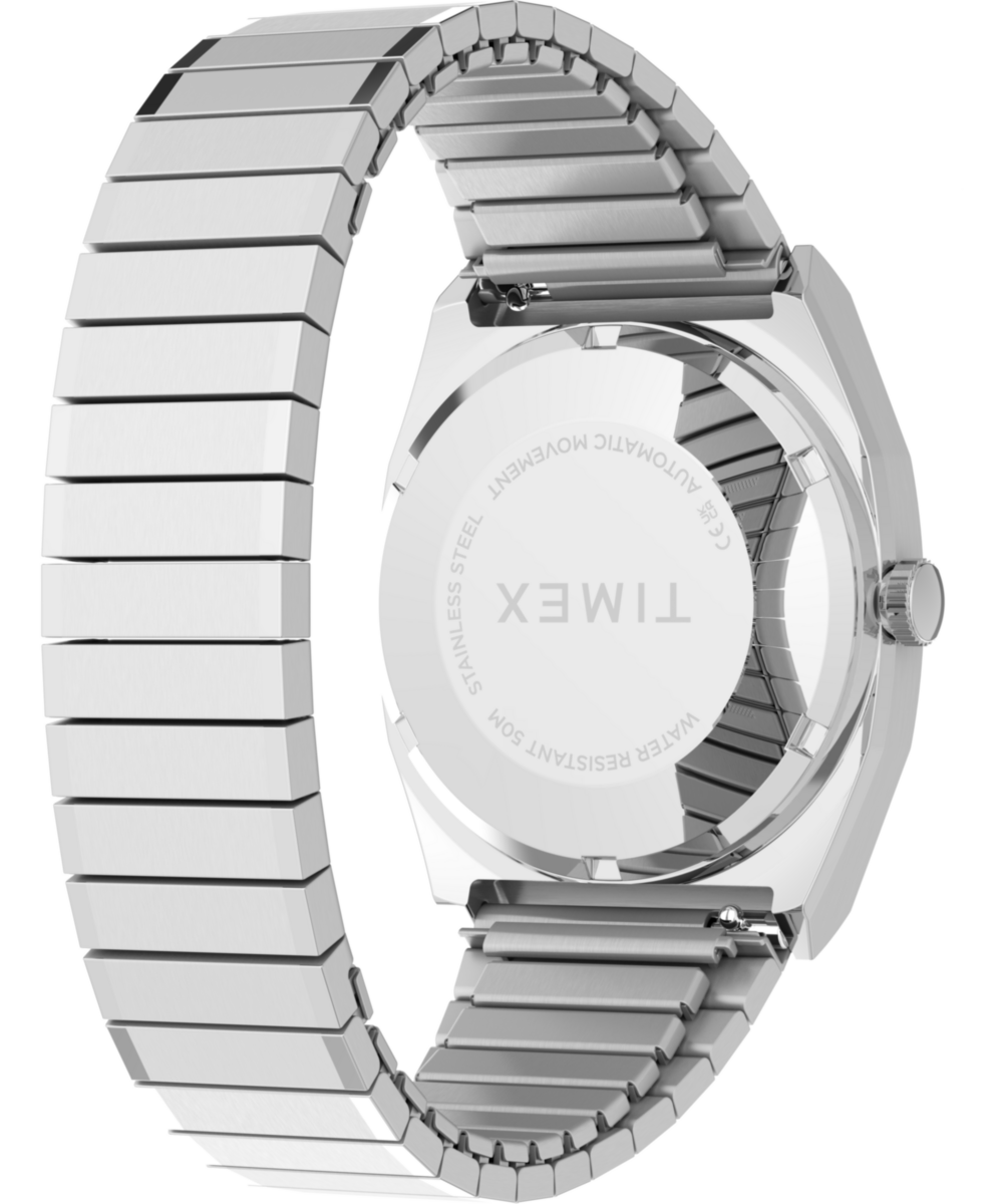 Timex® Automatic 1983 E Line 34mm Stainless Steel Expansion Band Watch - Image 6