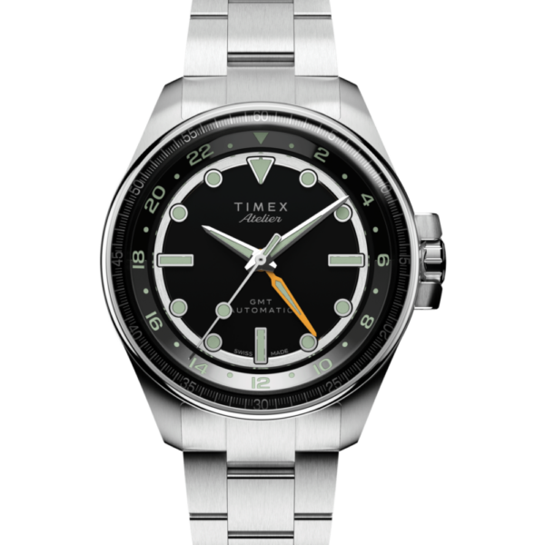 Timex Atelier GMT24 M1a 40mm Swiss Made Automatic Stainless Steel Bracelet