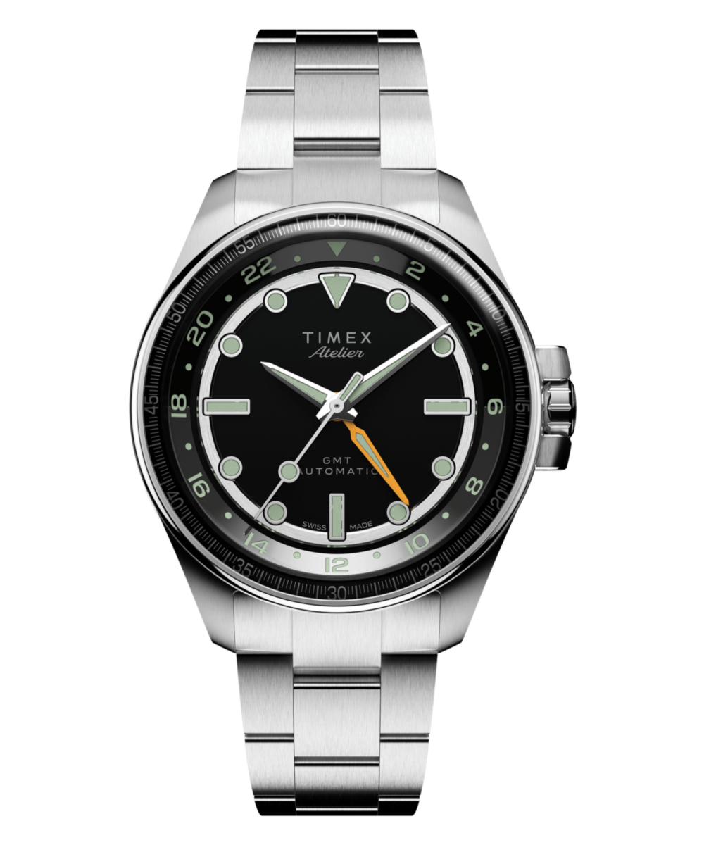 Timex Atelier GMT24 M1a 40mm Swiss Made Automatic Stainless Steel Bracelet