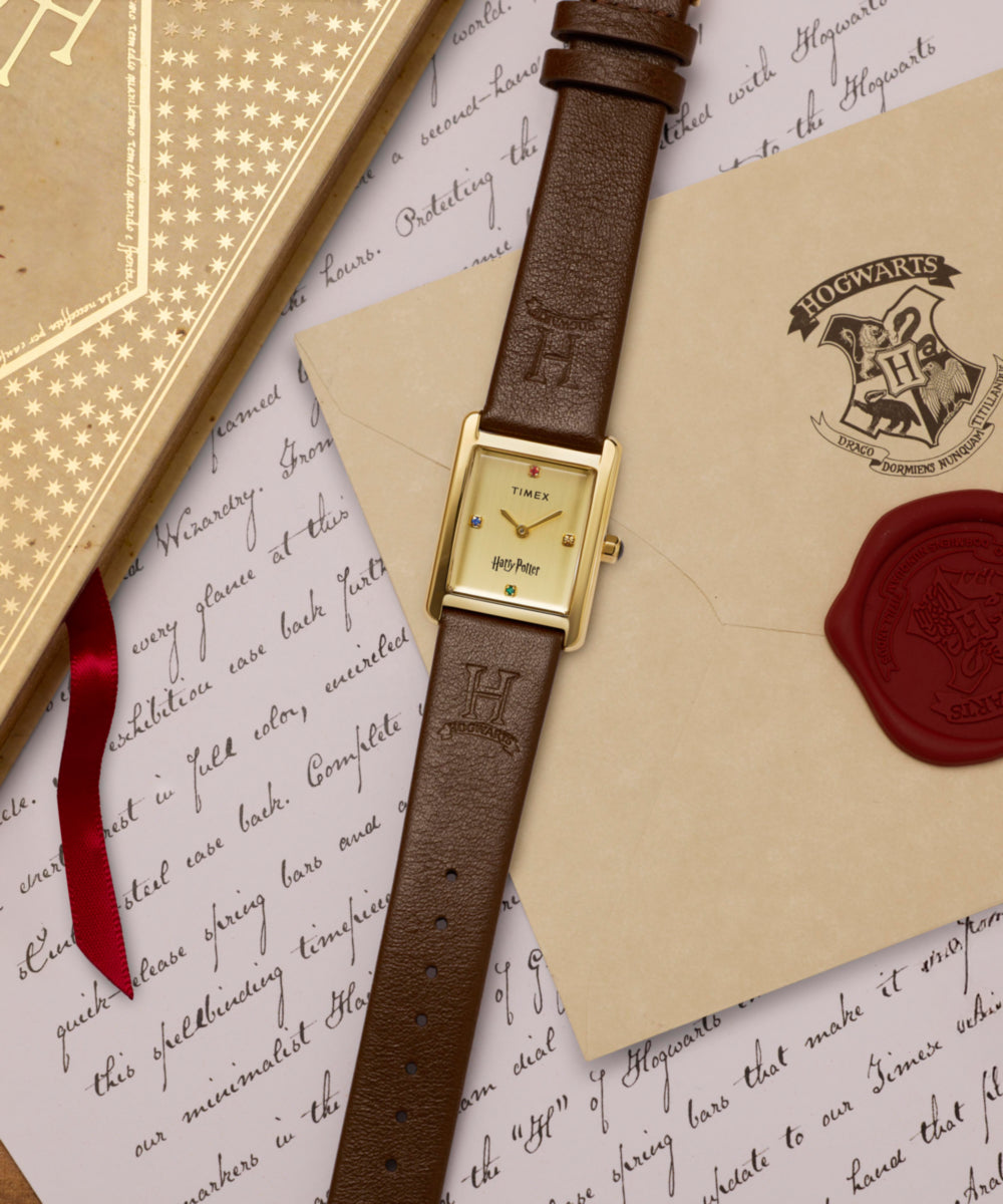 Harry Potter x Timex Hailey Hogwarts 24mm Leather Strap Watch - Image 7